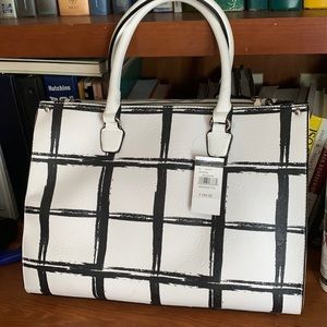 DESIGNER HANDBAG Black and beige new bag